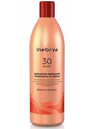 Парфумована окислювальна емульсія inebrya color 30 vol oxidizing perfumed emulsion cream 9% 1000 мл