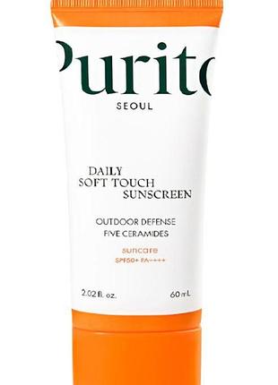 Сонцезахисний крем purito seoul daily soft touch sunscreen 60 ml