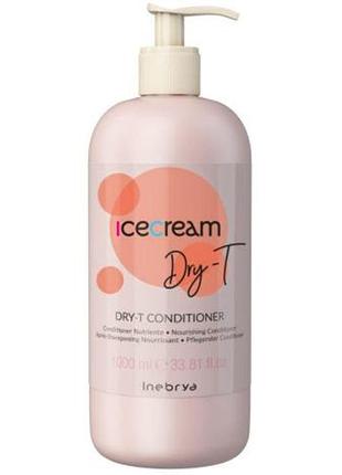 Кондиционер для сухих вьющихся и окрашенных волос inebrya conditioner dry-t 1000 мл