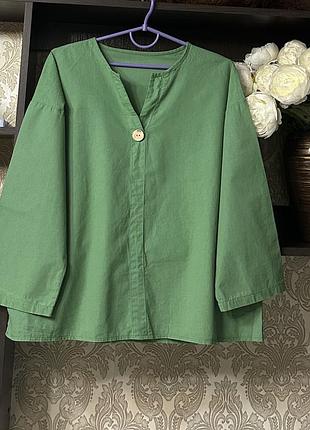 Сорочка блуза 100% льон 🌺