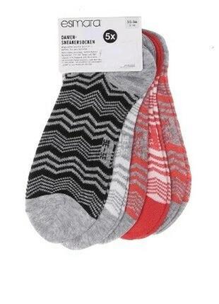 Набор 5 пар короткие носки esmara, размер 41-42