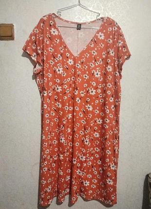 Сукня, тканина масло, 56-60 розміру.