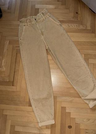 Джинси жіночі xs, 34  бежеві