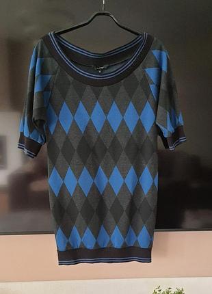 Блузка трикотажна byblos світшот светр трикотажный джемпер