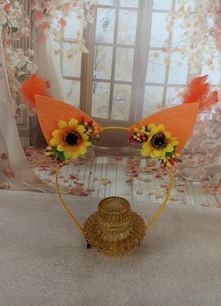 Обруч ушки белочки