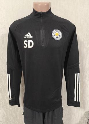 Футбольна тренувальна кофта leicester city adidas