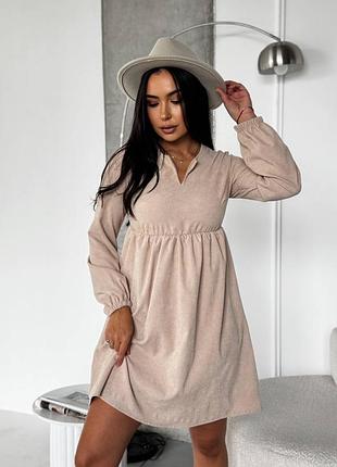 6️⃣5️⃣0️⃣грн вельветова сукня жіноча з довгим рукавом