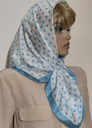 Jacob cohën шовкова хустка принт горошок/13174/