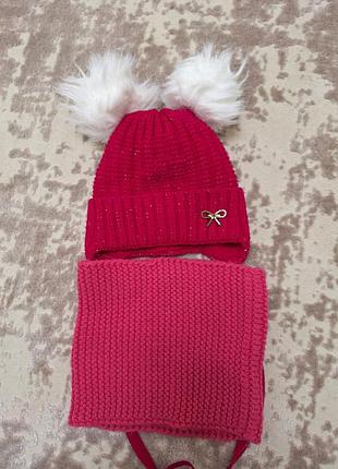 Зимова шапка+хомут