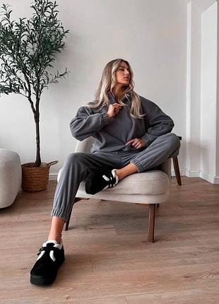 Теплий флісовий спортивний костюм на флісі