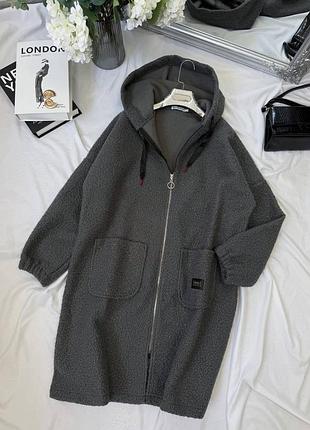 Тепле тренч пальто тепле пальто букле тренч букле кардиган букле