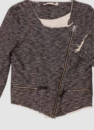 Кофта косуха на молнии