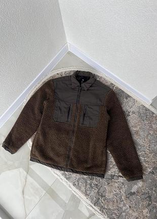 Шерпа h&m brown