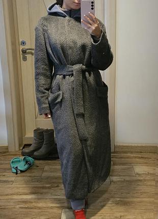 Стильное длинное пальто albanto