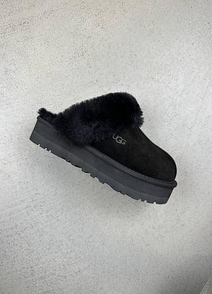 Уггі   ugg disquette platform slippers black розпродаж sale