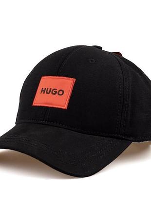 Кепка черная женская мужская hugo boss хьюго босс  бейсболка  унисекс