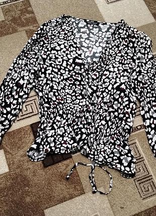 Блуза леопард