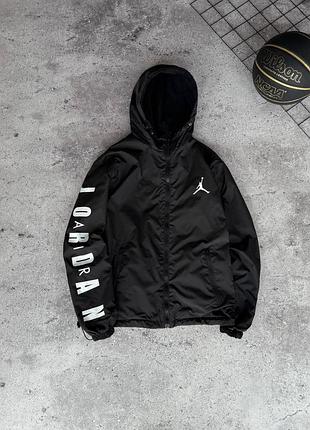 Повседневная мужская зимняя теплая двухсторонняя куртка nike air jordan premium elite ❄️