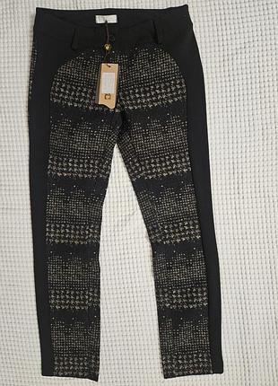 Брюки трикотажные теплые зауженные книзу италия