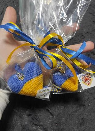 Брелок серце в'язане