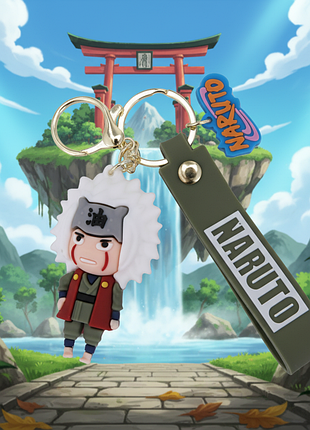 Брелок наруто джирайя naruto jiraiya фигурка игрушка для ключей, рюкзака, сумки 6 см