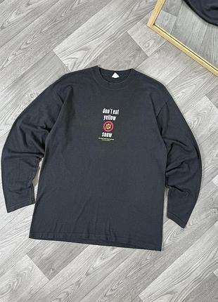 Don’t eat yellow snow ls tee винтаж мужская футболка с длинным рукавом лонгслив кофта