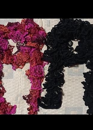 Шарф плетеный