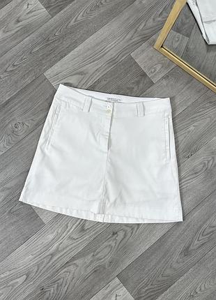 Nike golf court white skirt винтаж женская old money белая теннисная юбка с шортиками найк