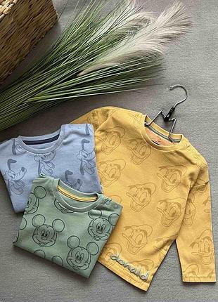 Лонгсліви котонові disney george 74 см.,80 см.✨