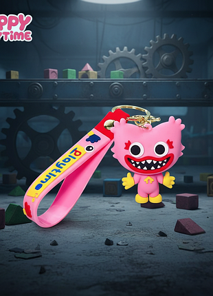 Брелок хаггі ваггі huggy wuggy фігурка іграшка для ключів, рюкзака, сумки 5,8 см