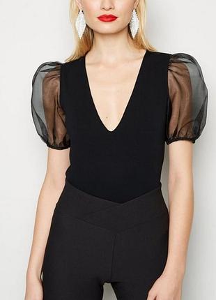 Шикарний боді з рукавами