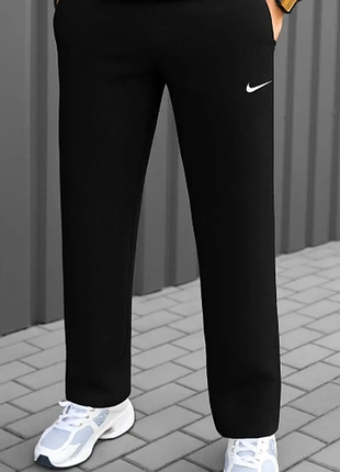 Спортивні теплі зимові чоловічі штани прямі трикотаж лакоста на флісі розмір 46-54 4431об