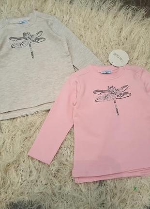 Лонгслив, кофта со стрекозой