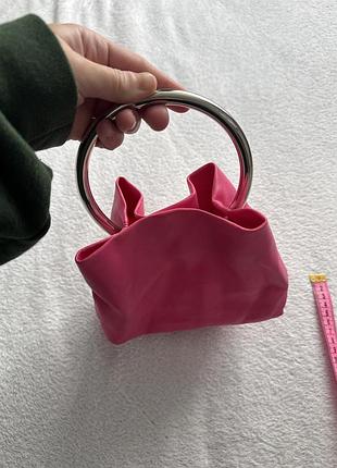 Маленька рожева сумочка/клатч