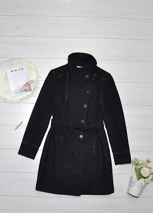 Красиве пальто з вставками екошкіри camaїeu.