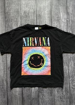 Футболка мерч nirvana