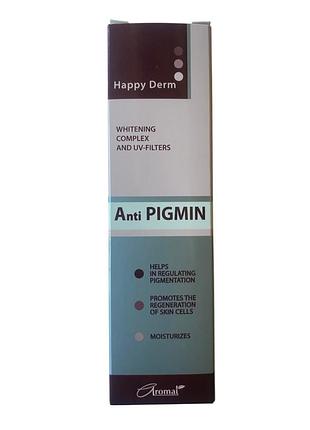 Отбеливающий крем happy derm anti pigmin аромат 42 г