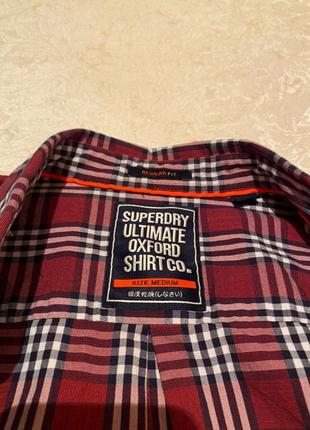 Superdry ® бавовняна сорочка в клітку.7 фото