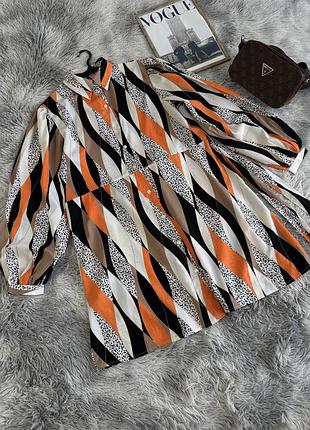 Гарна легка сукня з обʼємними рукавами boohoo