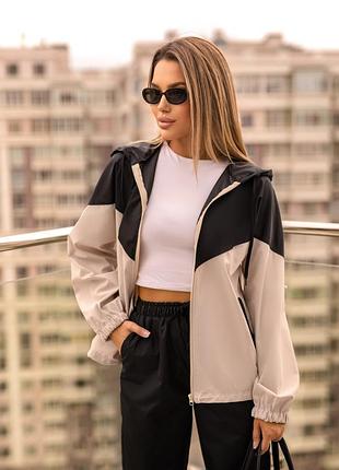 Стильный костюм из плащевки "wolf" + большие размеры арт.:7832