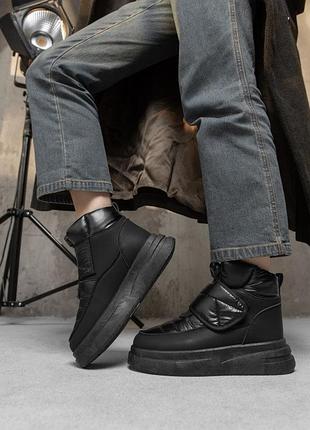 Женские теплые ботинки grey