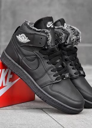 Кроссовки nike jordan black edition