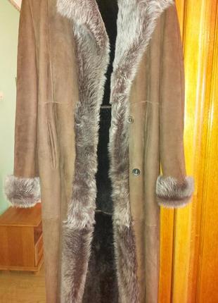 Шикарна італійська дублянка shearling5 фото
