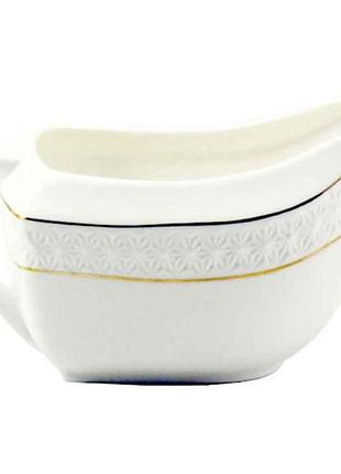 Соусник 400мл фарф. 19,3 см снігова королева 454421-а тм interos