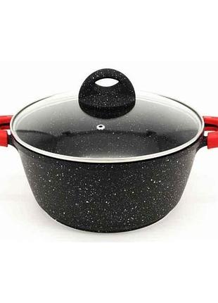 Казан ал. кругл 3,2л мармур індукц. 1525 тм а-плюс