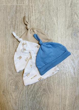 Шапочка з вузликом для новонароджених малюків 62 см primark