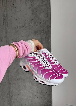 Кроссовки женские / мужские белые розовые с кожи осенние весенние летние