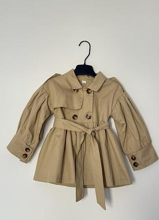 Стильний тренч для дівчинки