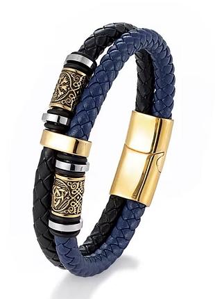 Браслет чоловічий шкіра