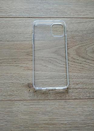 Чехол для iphone 11 pro max чохол прозорий силіконовий 5